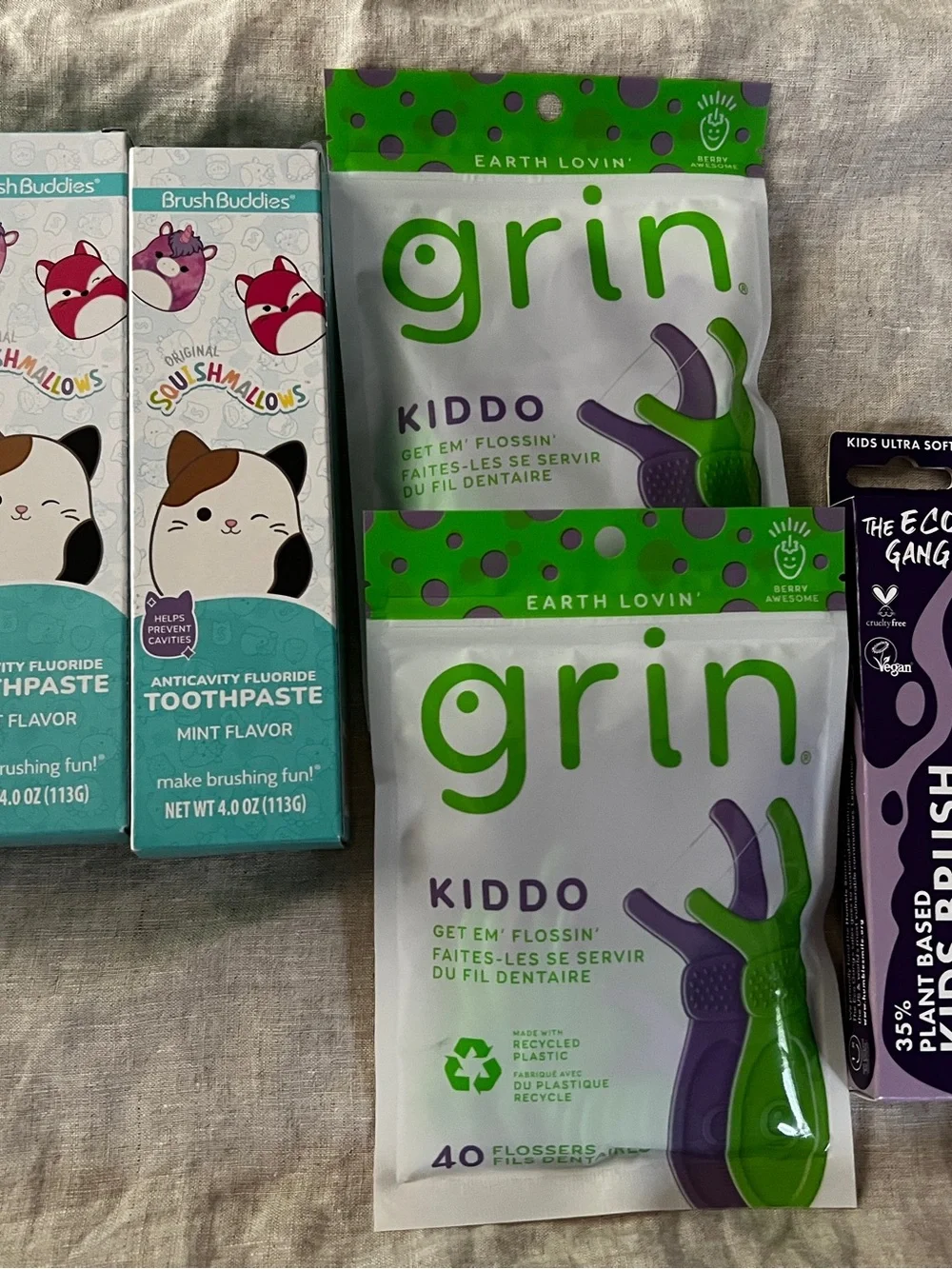 Brushbuddies Anticavity Fluoride Toothpaste Kids Bundle Toothbrushes